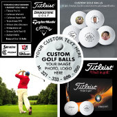 12 x Logo für benutzerdefinierte Fotos Titleist Pr Golfball