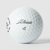 12 x Logo für benutzerdefinierte Fotos Titleist Pr Golfball (Logo)