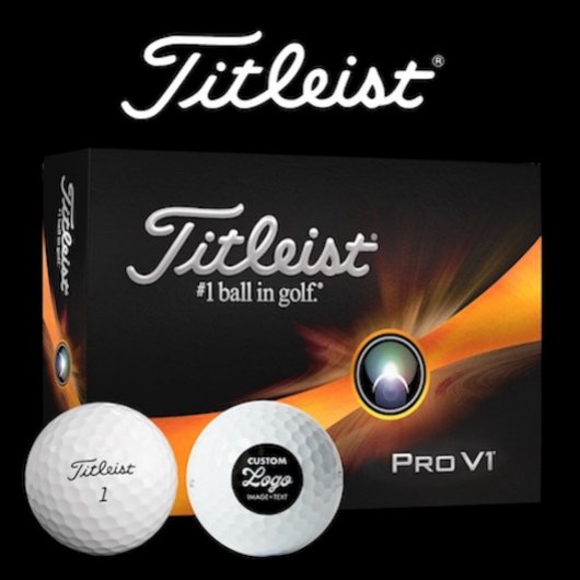 12 x Titleist Pro V1 Golfbälle mit individuellem L