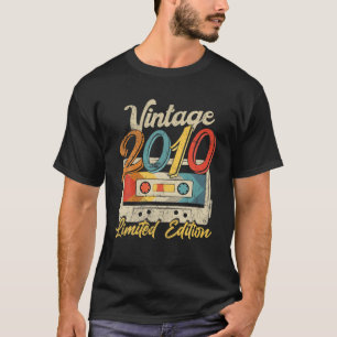 12 Years Old Vintage 2010 Tape Retro 12Th T-Shirt