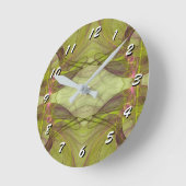 12 Zahlenoptionen für Art-Clock-Fraktal Runde Wanduhr (Winkel)