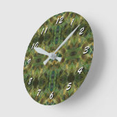 12 Zahlenoptionen für Art-Clock-Fraktal Runde Wanduhr (Winkel)