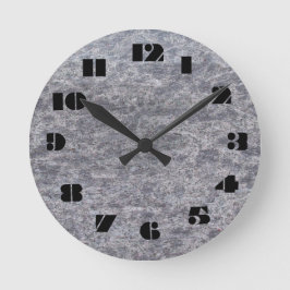 12 Zahlenoptionen zur Auswahl aus der Uhr aus grau