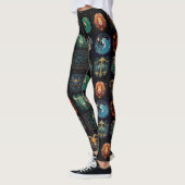12 Zeichen der Zodiac Custom Black High Quality Leggings (Links)