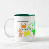 12 Zeichen Weihnachten Zweifarbige Tasse (Links)