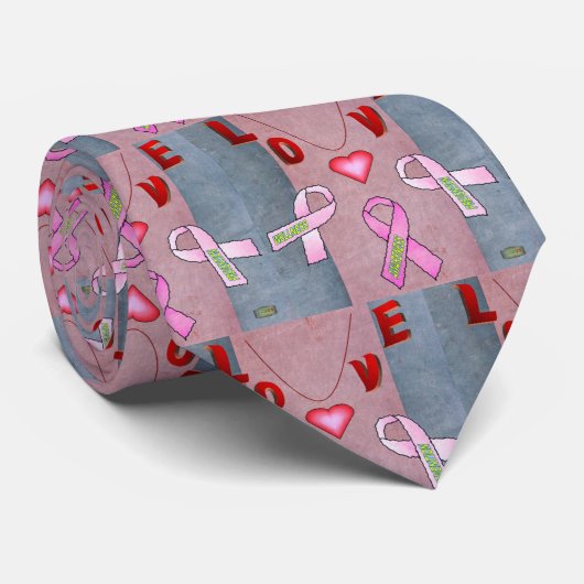 12. Zitat; Abfassende u. Brustkrebs-Bewusstsein Krawatte (Gerollt)