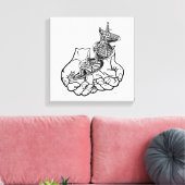 12 Zoll x 12 Zoll, 1,5 Zoll, Single Leinwanddruck (Insitu (Wohnzimmer))