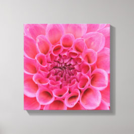 12 Zoll x 12 Zoll überzogene Canvas - rosa Blume Leinwanddruck