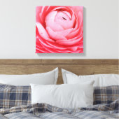 12 Zoll x 12 Zoll überzogene Canvas - rosa Blume Leinwanddruck (Insitu (Schlafzimmer))