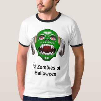 12 Zombies von Halloween T-Shirt
