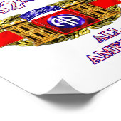 12B 82. Im Flugzeug Division Poster (Ecke)