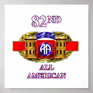 12B 82. Im Flugzeug Division Poster