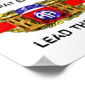 12B 82. Im Flugzeug Division Poster (Ecke)