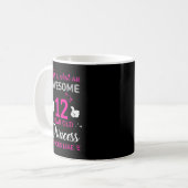 12nd Girl Birthday Gifts 12 Year Old Girl Princess Kaffeetasse (Vorderseite Links)