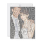 12pc Custom Foto "Mock" Puzzle Vertikale Einladung