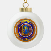 12th Combat Aviation Brigade Keramik Kugel-Ornament (Vorderseite)