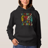 12th Grade Level Unlocked Video Game Retro Back to Hoodie (Vorderseite)