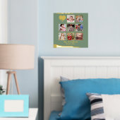 12x12 Foto Collage Gold Foil Sage Olive Green Foliendrucke (In Situ (Schlafzimmer))