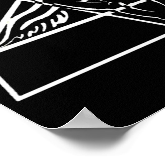 12x12 Inch TrapBaph-Poster Poster (Ecke)