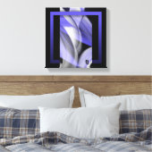 12x12" Lavender Moon Trend Abstract Art Violet Leinwanddruck (Insitu (Schlafzimmer))
