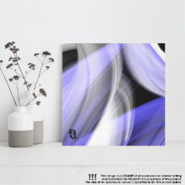 12x12" Lavender Moon Trend Abstract Art Violet Leinwanddruck