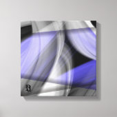 12x12" Lavender Moon Trend Abstract Art Violet Leinwanddruck (Vorderseite)