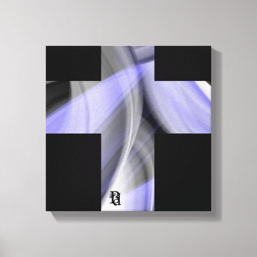 12x12" Lavender Moon Trend Abstract Art Violet Leinwanddruck (Vorderseite)