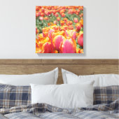 12x12 Leinwand Kunstdruck Tulip Blume Quadrat Lein (Insitu (Schlafzimmer))