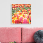 12x12 Leinwand Kunstdruck Tulip Blume Quadrat Lein (Insitu (Wohnzimmer))