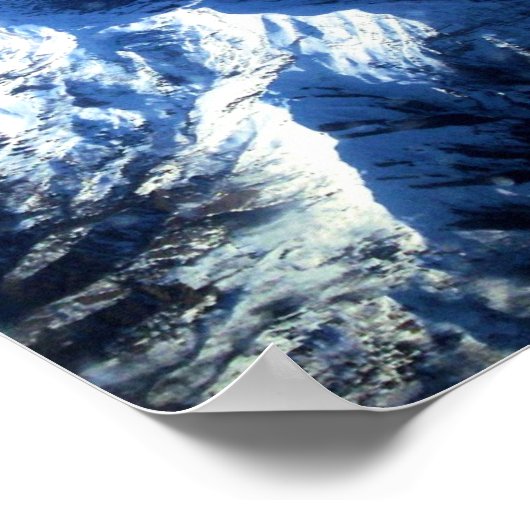 12x12 Poster - Berge (Ecke)