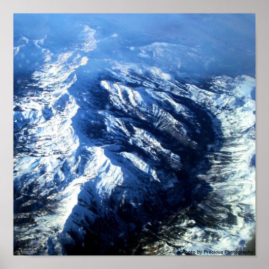 12x12 Poster - Berge (Vorne)