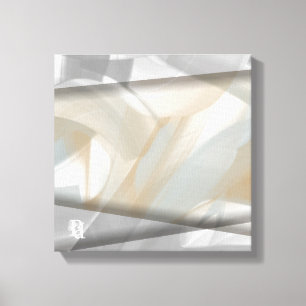 12x12" Sandy Tornado Trend Abstrakt Art Beige Leinwanddruck