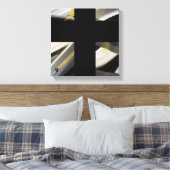 12x12" Trend Abstract Art Canvas Black White Gold Leinwanddruck (Insitu (Schlafzimmer))