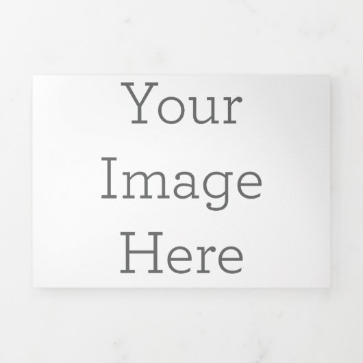 12,7 cm x 17,78 cm Dreifach-gefaltete Programmkarte (Cover)