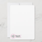 12x18 Abschluss Teil Einladung rustikale Zinnwand (Rückseite)