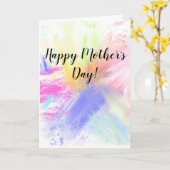 12x18 Abstrakt Mütter Tageskarte Karte (Gelbe Blume)