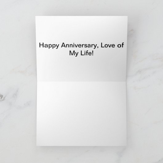 12x18. Alles Gute zum Jubiläum. Orang-Utan-Bier Dankeskarte (Innenseite)