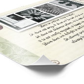 12x18 Alphabet Letter Foto Liebe ist Patientendruc (Ecke)