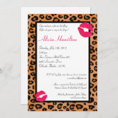 12x18 Animal Print Bachelorette Einladung (Vorne/Hinten)