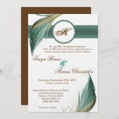 12x18 Animal Quail Feather Bird Einladung zur Hoch (Vorne/Hinten)