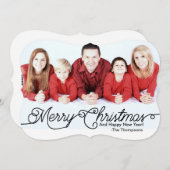 12x18 Anpassbare Weihnachtskarte Feiertagskarte (Vorne/Hinten)