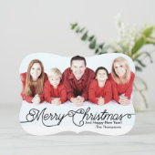 12x18 Anpassbare Weihnachtskarte Feiertagskarte (Stehend Vorderseite)