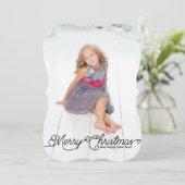 12x18 Anpassbare Weihnachtskarte Feiertagskarte (Stehend Vorderseite)