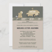 12x18 Baby Dusche Einladung ARMY Camouflage ACU Pr (Vorderseite)