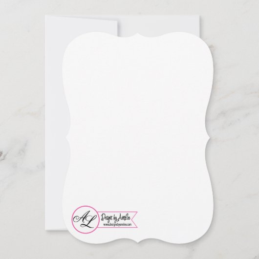 12x18 Baby Dusche Einladung Rustikale Zinnwand Cei (Rückseite)