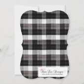 12x18 Baby Dusche Einladung XMAS Truck Baffalo Pla (Rückseite)