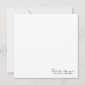 12x18 Baby-Duschen-Einladung ARMEE Camouflage Einladung (Rückseite)