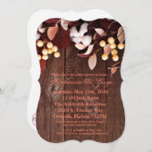 12x18 Baby Shower Einladung Baumwollzweig auf Dunk (Vorne/Hinten)