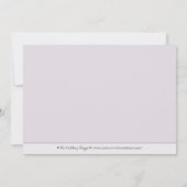 12x18 Barock Lila/braun 2-Foto Save the Date (Rückseite)