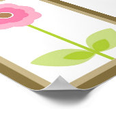 12x18 Berry Garden Blume Poster (Ecke)